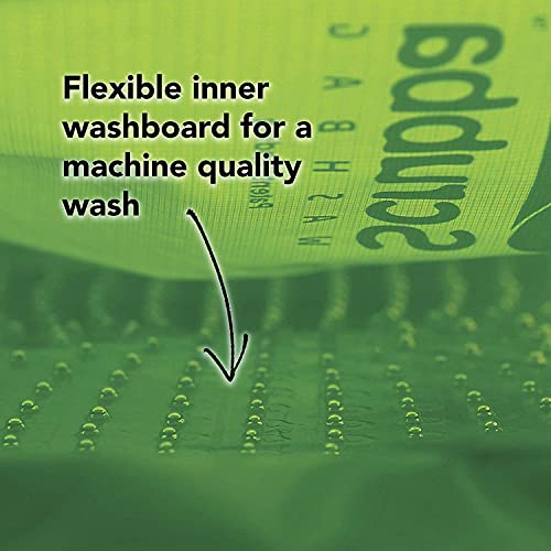 Scrubba Portable Wash Bag – Foldable Hand Washing Machine For Hotel And Travel – Light And Small Eco-Friendly Camping Laundry Bag For Washing Clothes Anywhere Green Green 6.3" X 2.4" X 2.4" #TOP6