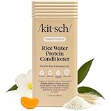 Kitsch Strengthening Rice Water Protein Conditioner for Women & Men – Hair Care for Thin, Fine & Damaged Hair, Boosts Shine & Volume – Paraben, Phthalates & Silicone Free, Made in USA - 12.3 oz