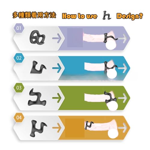 ペニスリング コックリング シリコン製 男性用 アダルトグッズ 二重リング多種類の掛け方法 ペニス拘束具 ペニス装着グッズ 弾力 シリコンリング こっくりんぐ ぺにすリング 初心者 日常着可 - 画像6