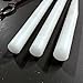 0.375 (3/8 inch) x 12 inches (3 Pack) PTFE Teflon Plastic Round Rod White Durable Plastic Versatile Use DIY Metalwork Mechanical Industrial-Grade Material