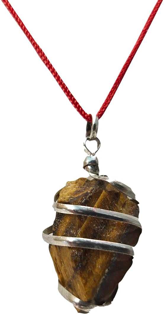Tiger Eye Raw Rough Stone Wire Wrapped Pendant Tiger's Eye Handmade Locket Agate Stone Pendant-image-43