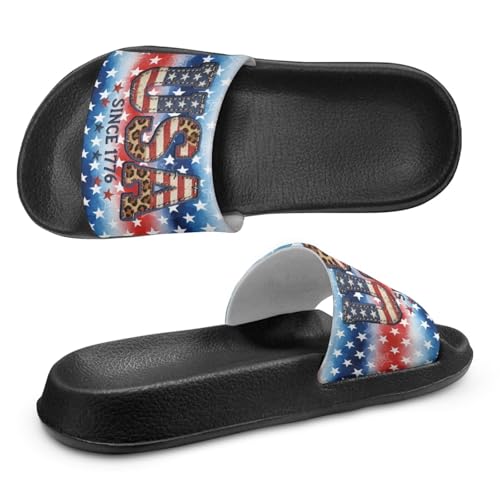 Image of Slides for Boys Girls Quick Drying Kids Slides Sandals Non-Slip