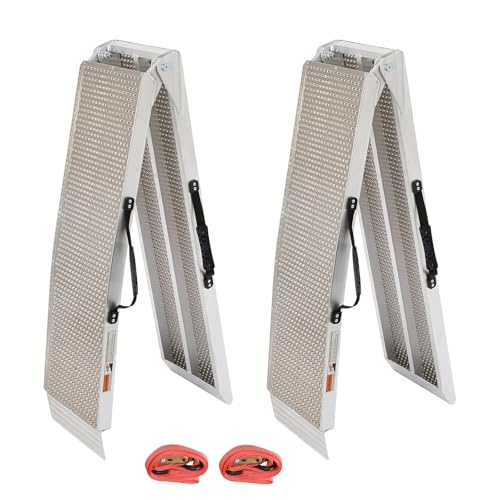 Set de 2 rampas de carga de aluminio plegables para motos