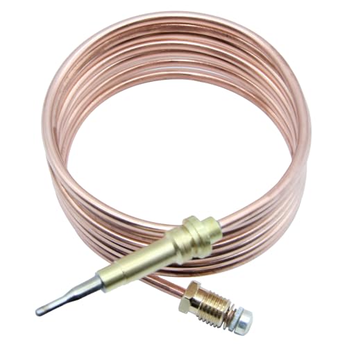 GZKEFEIS Compatible with Bertazzoni 508041 Thermocouple Oven Burner Replacement - 1400MM Bake Burner Thermocouple for Ranges, Easy Install