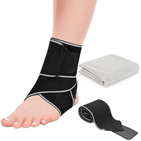 NEOLIVEA Sports Ankle Brace & Towel Set Cover