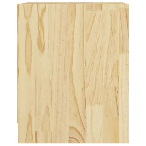 Table de chevet en bois de pin compacte pour optimiser les petits espaces