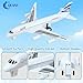 QUANA Airplane Toys, 6 Pack Metal Plane Pull Back Toy Airplanes for Kids 3-5 6 7 Years Old, Die Cast Aircraft Models Kids Play Vehicles Goodie Bag Stuffers Birthday Gifts