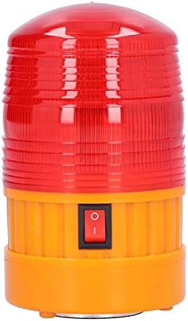 Produktbild von TOP-MAX Rotierende Warnleuchte 220V LED Mit Summer – Einstellbare Lautstärke 0–110 DB, Magnetfuß, Für Werkstatt & Lager (Grün)