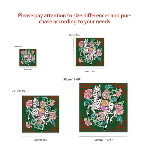 Tableau de mode vintage fleur de zèbre impression sur toile chic - 7