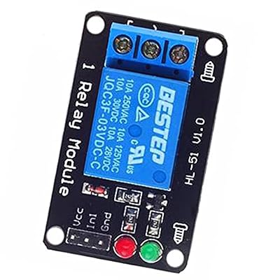 SaiDian 2Pcs 1 Channel 3V Relay Module 3.3V Low Level Shooting with Lamp (Without Optocoupler)