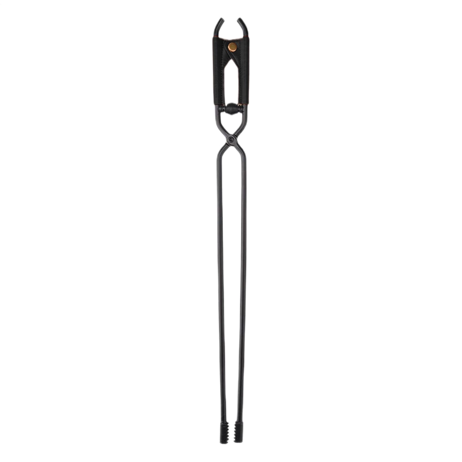 Pince de feu pour foyer robuste en métal pour camping et brasero
