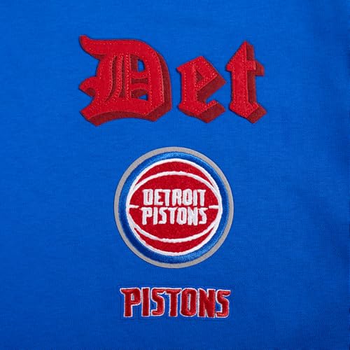 Pro Standard Womens NBA Detroit Pistons Old English Crewneck Sweatshirt Royal Blue L by Pro Standard - Used condition - Image 3