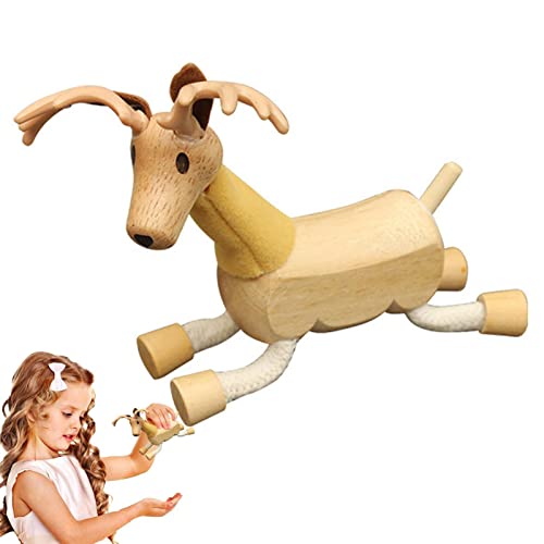 Brinquedos de animais de para crianças | Brinquedo de Montessori Animal,Estatueta de veado de cavalo