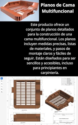 Planos de Cama Multifuncional (Spanish Edition)