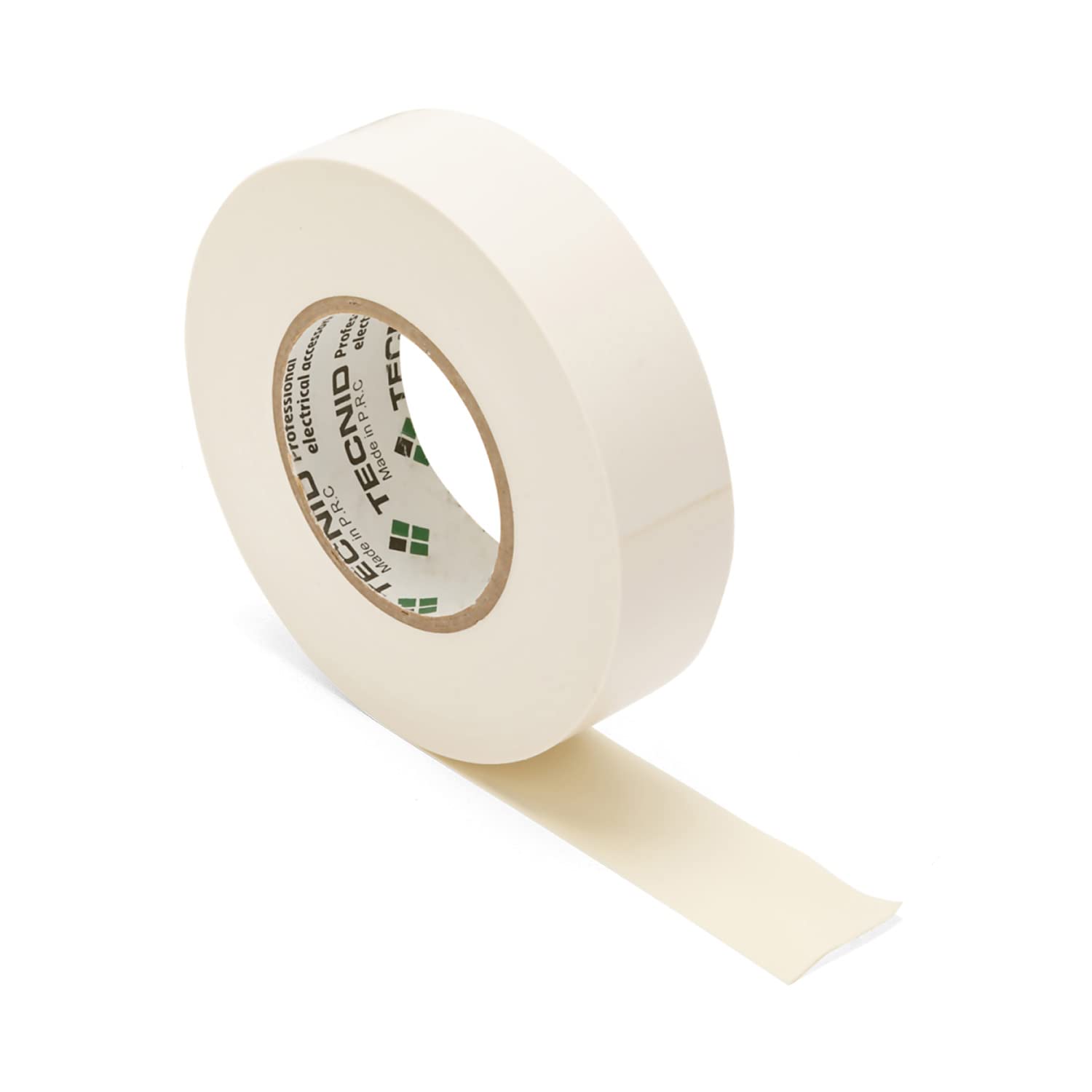Nastro Isolante in PVC 19mm x 25mt Impermeabile Resistente al Calore Bianco
