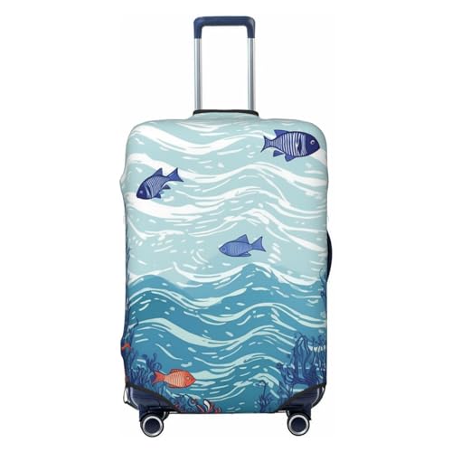 Housse de protection pour valise anti-rayures et extensible Noir XL