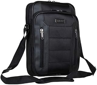 Kenneth Cole Reaction Keystone 1680d Polyester Single Compartment 12" Laptop/Tablet Case, Black