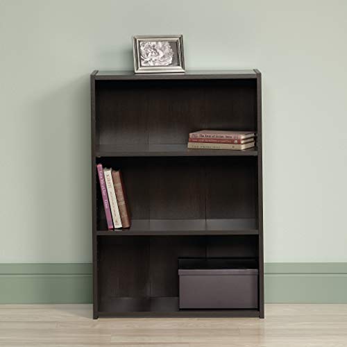 Sauder Beginnings 3-Shelf Bookcase, Highland Oak Finish & Beginnings 3-Shelf Bookcase, Cinnamon Cherry Finish #TOP5