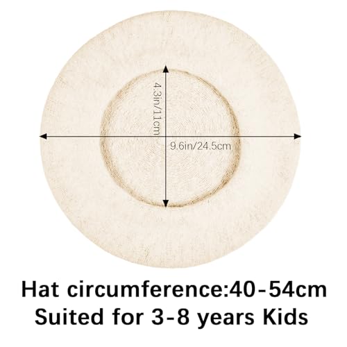 Wool French Beret Hat 4 Pcs Artist Hat Red Barrette Hat for Girl2