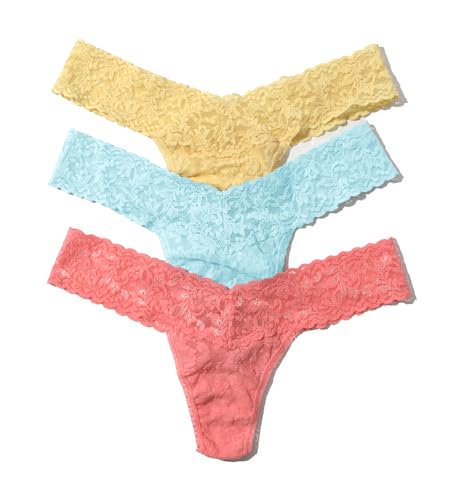 Image of hanky panky - Signature Lace Low Rise Thongs for Women | Lacy Lingerie Underwear | 3 or 5 pack