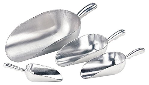 Crestware Commercial Grade, AS38, 38 oz Cast Aluminum Scoop, Set of 2 image 2