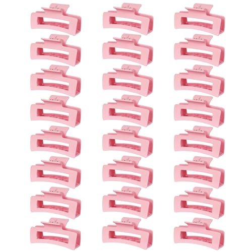 Hair Claw Clips Hair Clips For Women Large Hair Claw Clips For Thick Hair Nonslip Matte Hair Clips Hair Accessories Women Girl Birthday Christmas Gift (24 Pink)