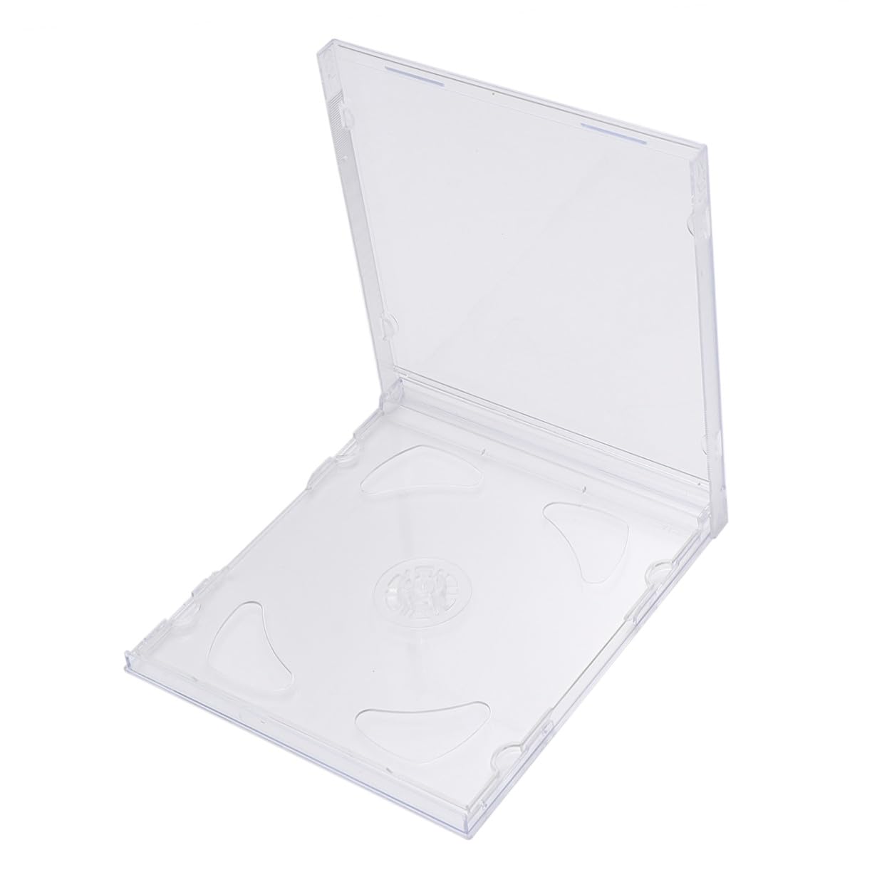 Artibetter Custodia Trasparente per CD Formato Portatile per 2 CD o Dvd Contenitore Doppio in Plastica Rigida Confezione da 10 Pezzi per Video di Matrimonio o Mixtape