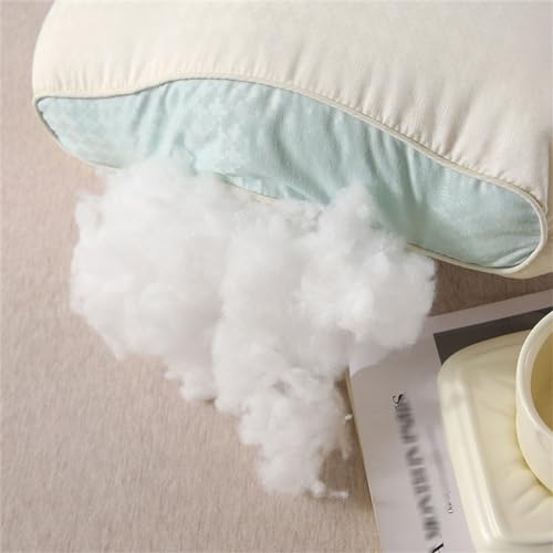 Oreiller cervical en fibre de coton contre les douleurs de nuque