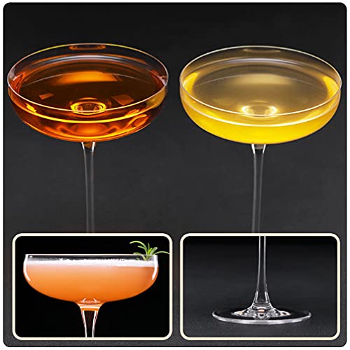 Zerodeko Copo de Coquetéis Xícaras de Champanhe Perfeitas para Festas Ao Ar Livre Casamentos Piqueni