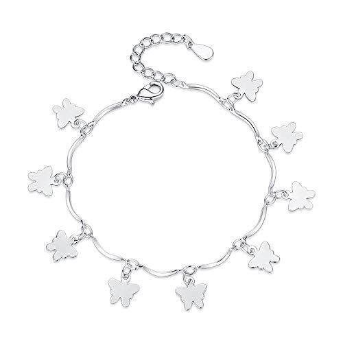 Bijoux en argent sterling 925 cadeau papillon pour maman et amie