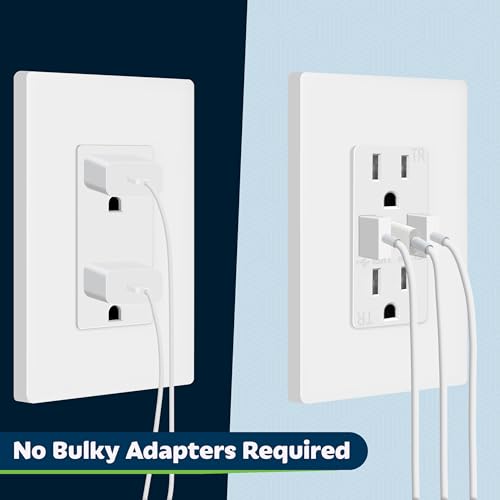 Topgreener TU21536AC3-2PCS Usb Outlet, 3-Port Type C 3.6A 18W Wall Outlet thumb #3