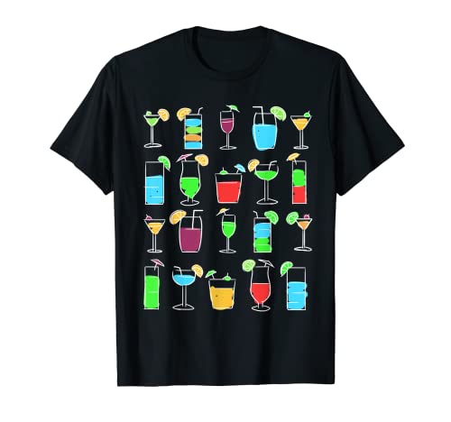 Elegante cóctel bebidas fiesta dura celebración Camiseta