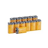 Amazonベーシック アルカリ乾電池 9V形 保存期限5年 12個セット