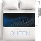 Grounding Mat for Bed, Grounding Pad for Sleeping, Tear-Resistant PU Leather Grounding Mattress with Cord (27"x60", Queen, Charcoal)