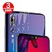 Produktbild Coqin 3X Huawei P20 Pro Kamera Schutzfolie, Panzerglas für Huawei P20 Pro Kamera Objektiv, Ultra-klar Gehärtetem Glas Schutzglas 9H Härte, Anti-Kratzen, Stoßfest, HD Transparent