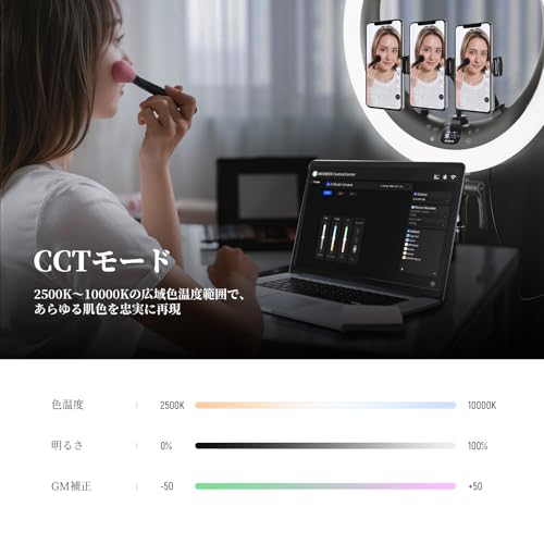 NEEWER 19インチ RGB LEDリングライト RP19C の商品画像 2
