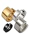 Fly Style Edelstahl Klapp-Creolen I Ohrringe in Silber, Gold oder Schwarz | verschiedene Größen und Breiten, Farbwahl:gold, Durchmesser:16 mm, Breite:5 mm