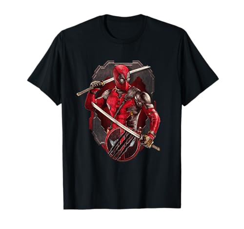 Marvel Studios Deadpool & Wolverine Merc with Katanas T-Shirt