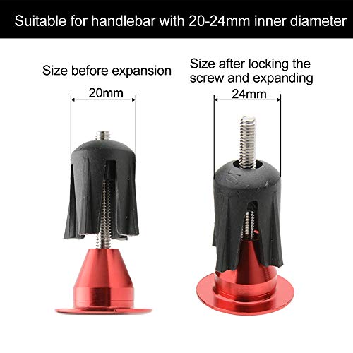 Topcabin TOP7014052000627 Bicycle Grips,Double Lock On Locking Bicycle Handlebar Grips Rubber Comfortable Bike Grips thumb #2