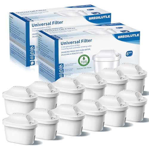 BREOILUTLE Cartouche de Filtre à Eau Compatible avec Brita® Maxtra Pro® Maxtra+® Plus All-in-1, BREOILUTLE Filtre à Eau Compatible avec Brita® Marella®...