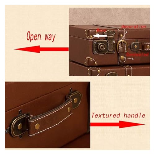Maleta retro de cuero nostálgica y baúl de madera antiguo para revivir los viajes clásicos 4