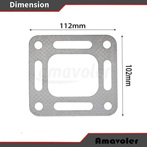 Image of Exhaust Elbow Riser Gasket 18-2849-1 27-818832 27-863726 27-87105 (2 Pcs) Fit for Mercruiser Stern Drive.