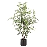 CG Hunter Maidenhair Fern, Premium Artificial Indoor Plant Stands 48” Tall, Lifelike Foliage & Handcrafted Details, Elegant Decorative Pot Included