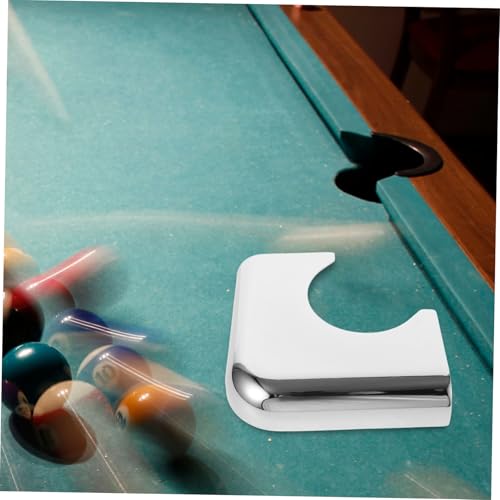 Plaque d'angle de billard Toyvian en fer argenté pour renfort de table - 4