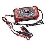 UHANBUT 12V 6A Car Battery Charger, Lead Acid Batteries Trickle Charger Maintainer with Temperature Compensation, Smart Automatic Battery Pulse Repair & Desulfator for Car Truck Lawn Mower Boat