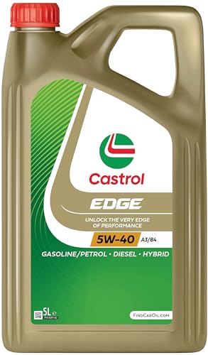 Castrol EDGE 5W-40 A3/B4 Motoröl, 5L, Gold Castrol EDGE 5W-40 A3/B4 Motoröl, 5L, Gold
