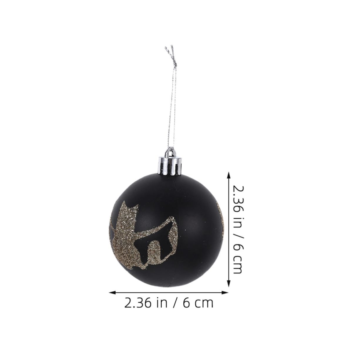 Operitacx 36 Pezzi Palline e Riutilizzabili di Halloween in Plastica Leggere Decorative Design Unico a Tema Magiche e Zucche, Facili da Appendere per Decorazioni Interne ed Esterne