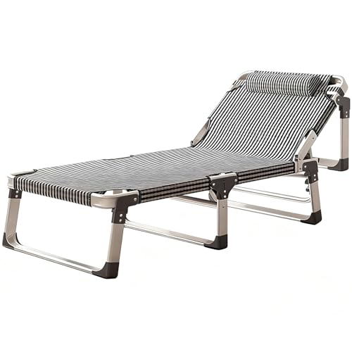 Cuna Plegable Extragrande, Cama Plegable para Adultos, Resistente para Uso en Interiores y Exteriores, 198 Cm de Largo X 68 Cm de Ancho X 28 Cm de Alto, Capacidad de 290 Kg, Respaldo
