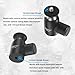 SIOTI Tripod Swivel Mini Ball Head, with a Hot Shoe Mount, Panoramic 360° Vertical Pan 90°, Compatible with Digital Camera/Compact DSLR/Cell Phone/Monopod/Light Stand/Action Camera etc.