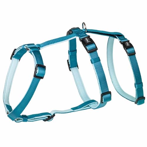 Nobby Sicherheitsgeschirr Turva hellblau Hals: 34-48 cm, Brust: 40-65 cm, 15 mm
